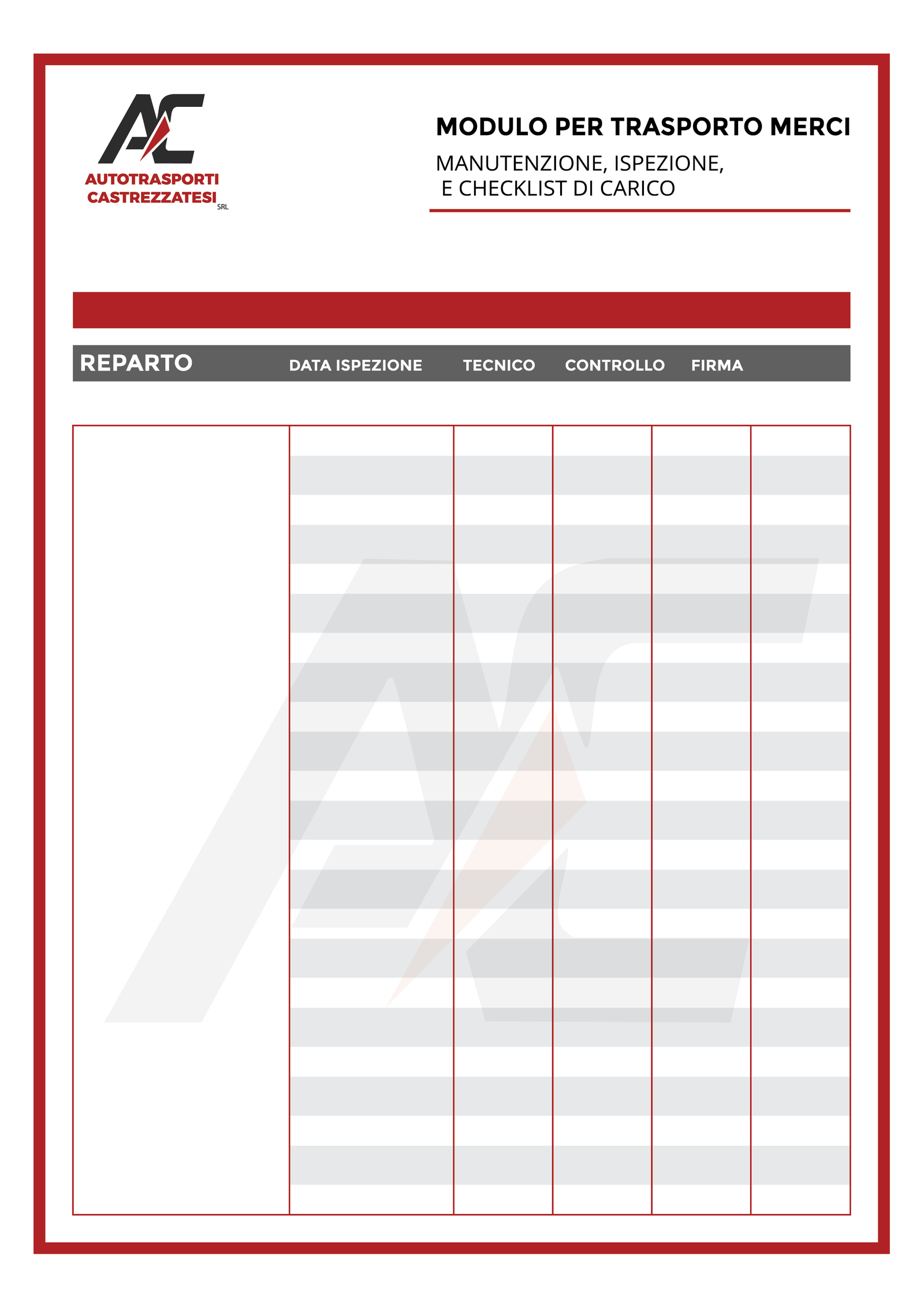 Autocamiones Continental S.L — sheet log drive