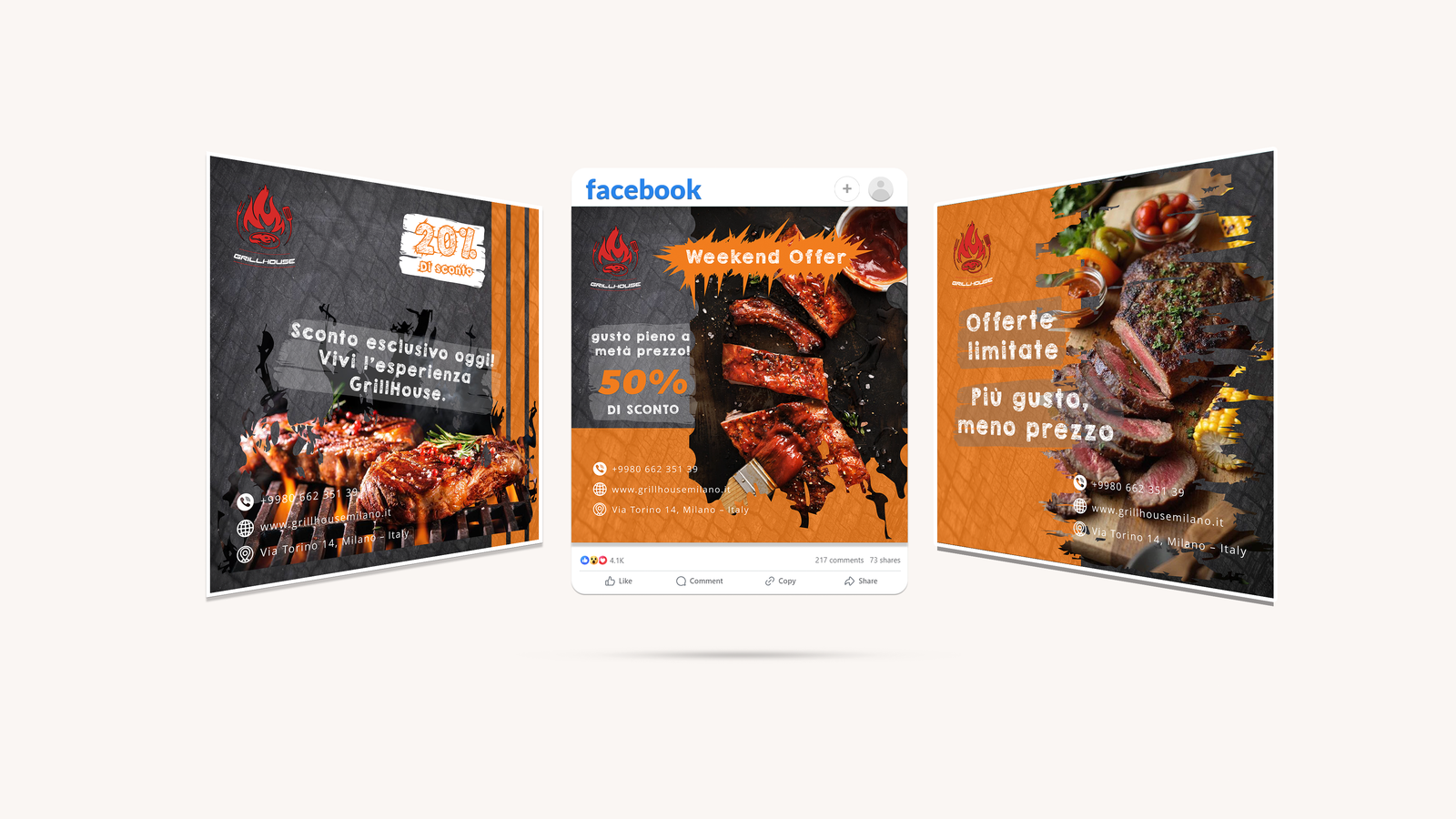 GRILL HOUSE — موكب عرض مطعم 1