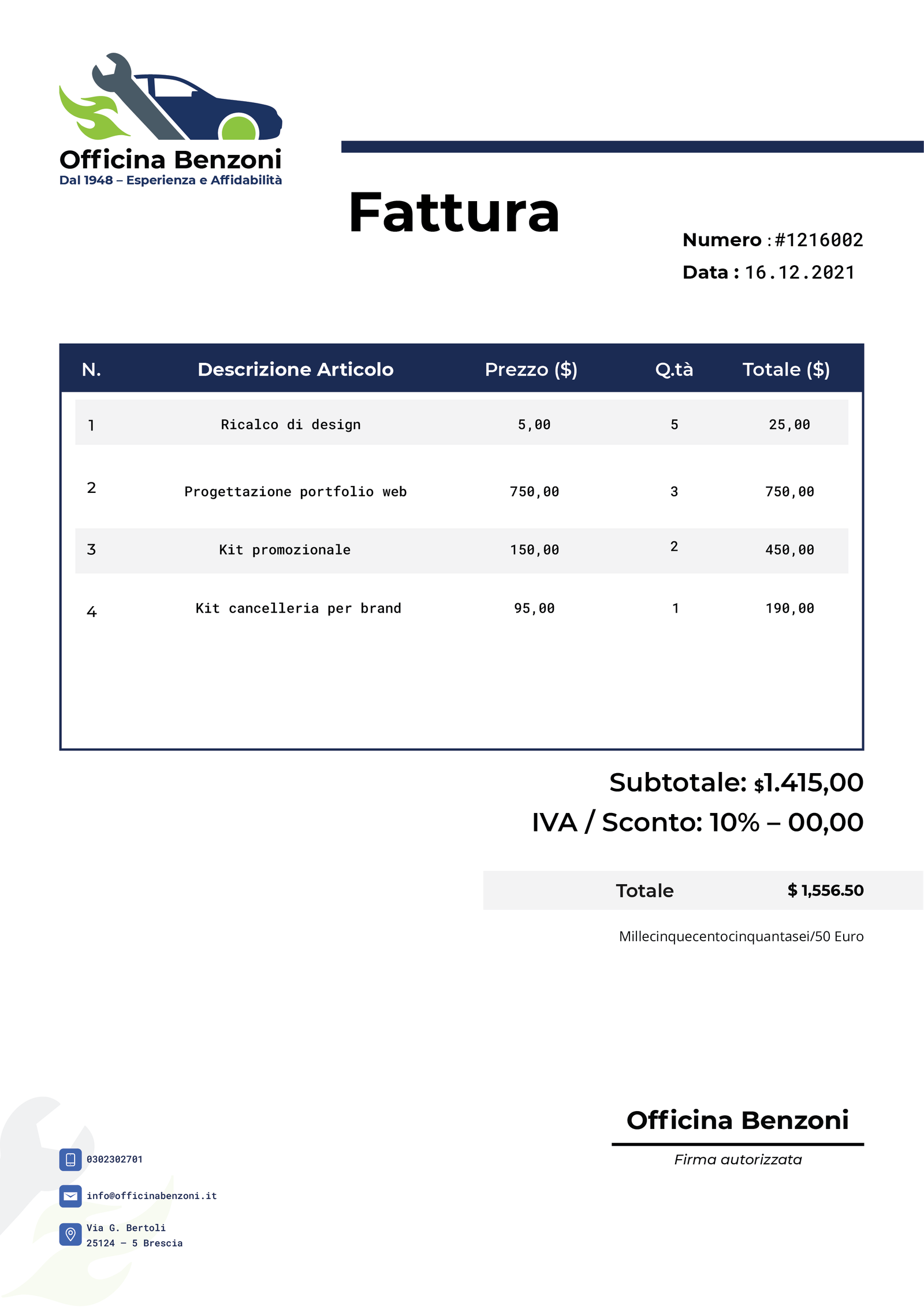 invoice