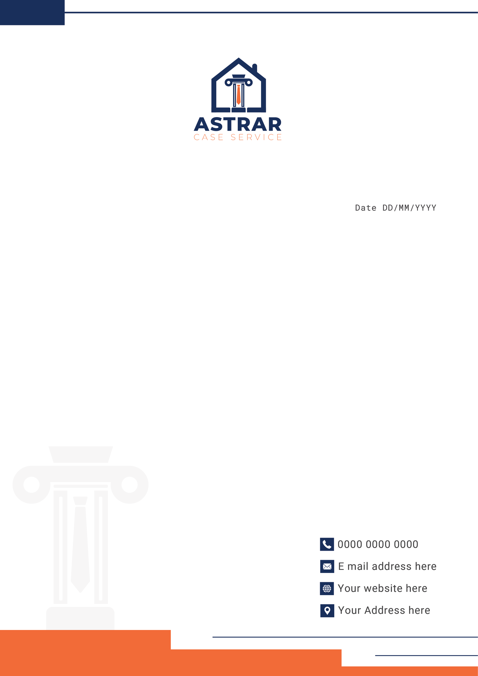 ASTRAR Case Service — letterhead