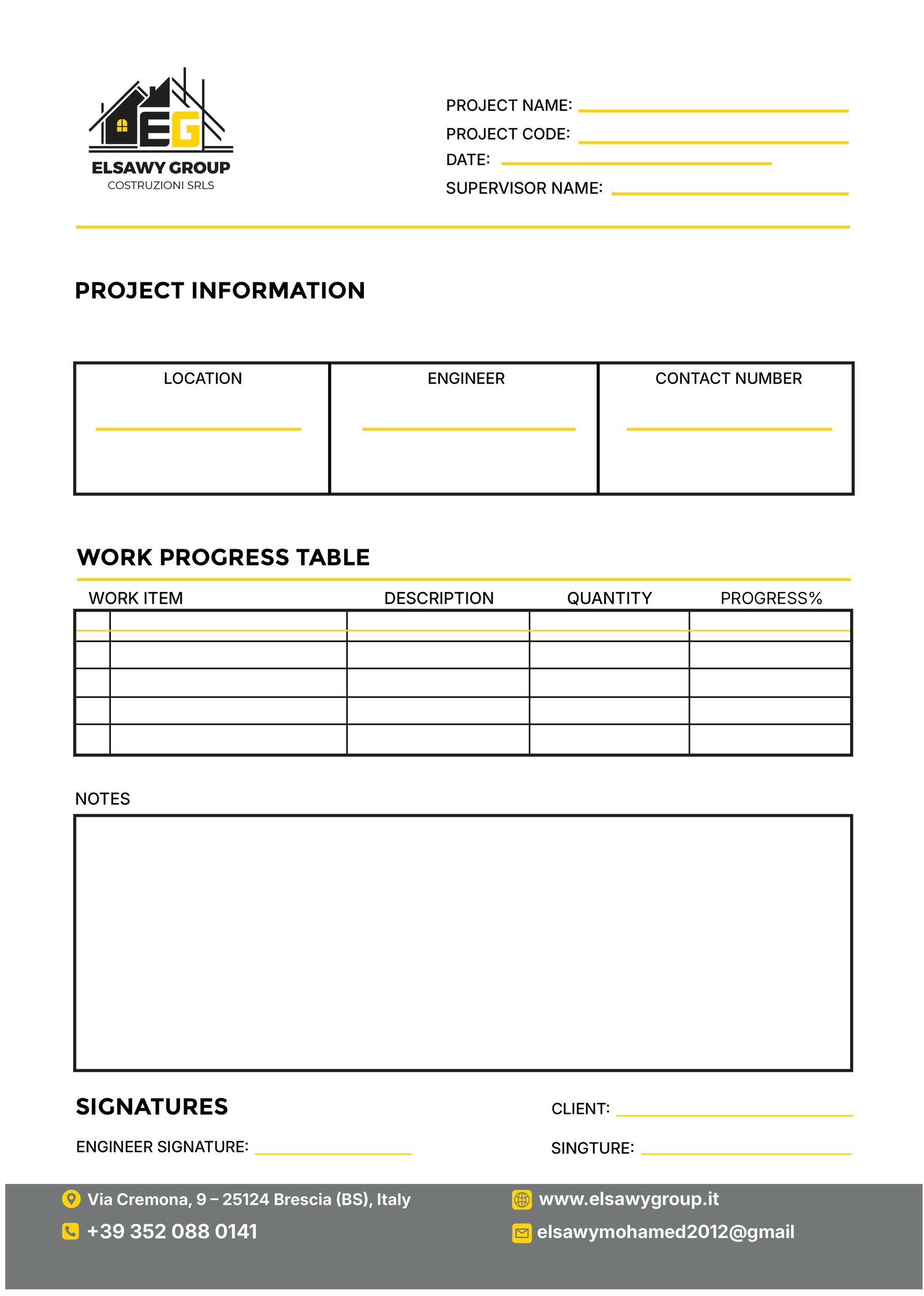 ELSAWY GROUP — Job Sheet Template-01
