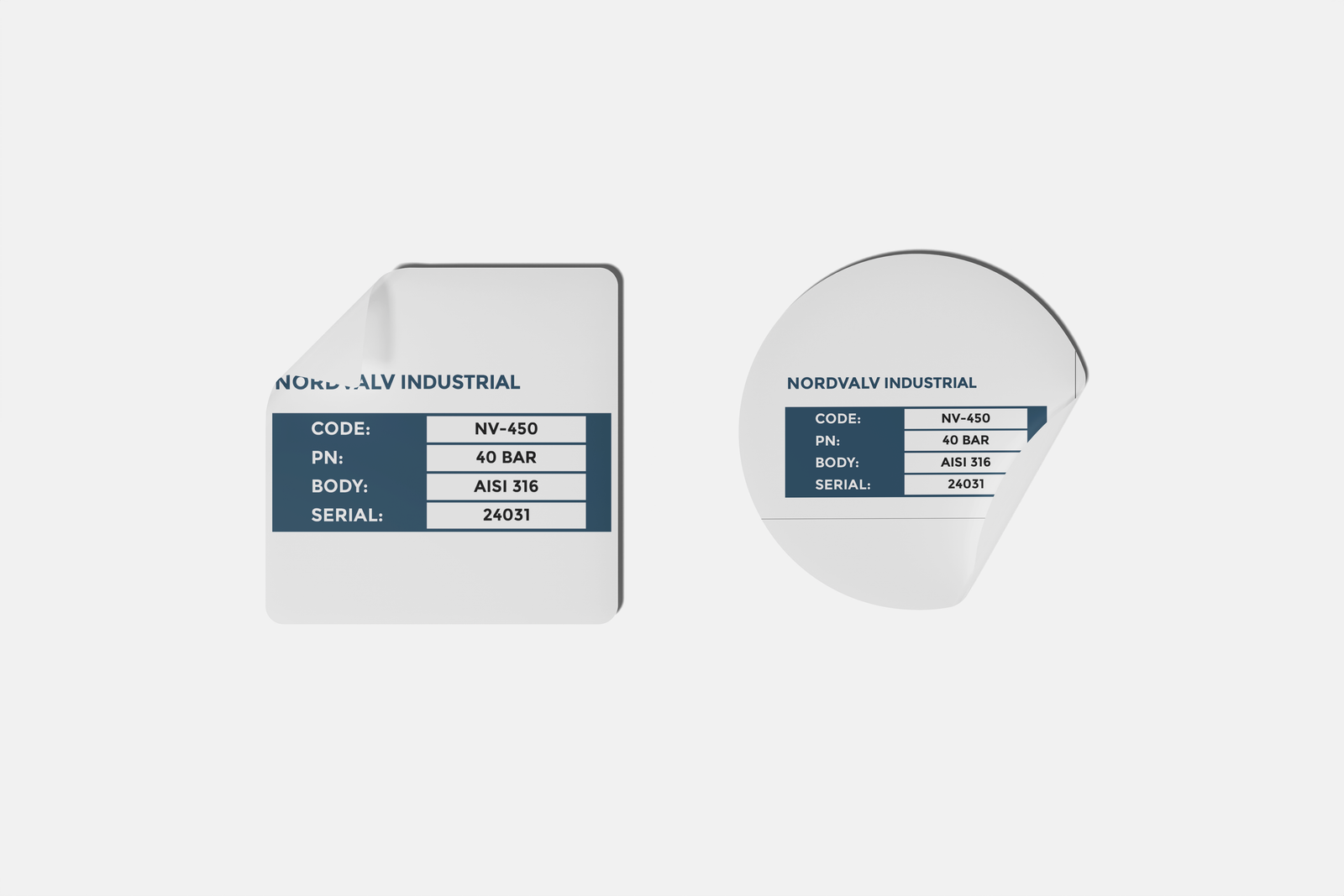 Nordvalve — Nameplate