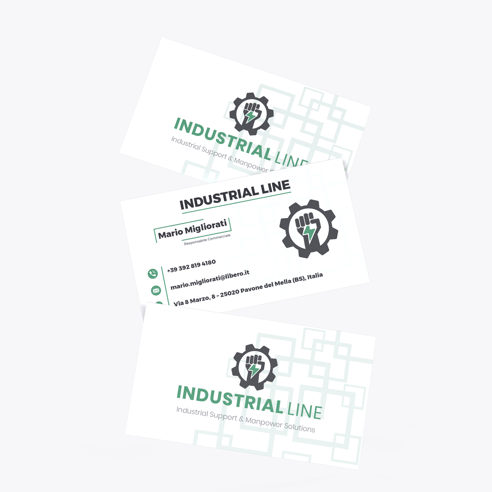 Industrial Services — Business card