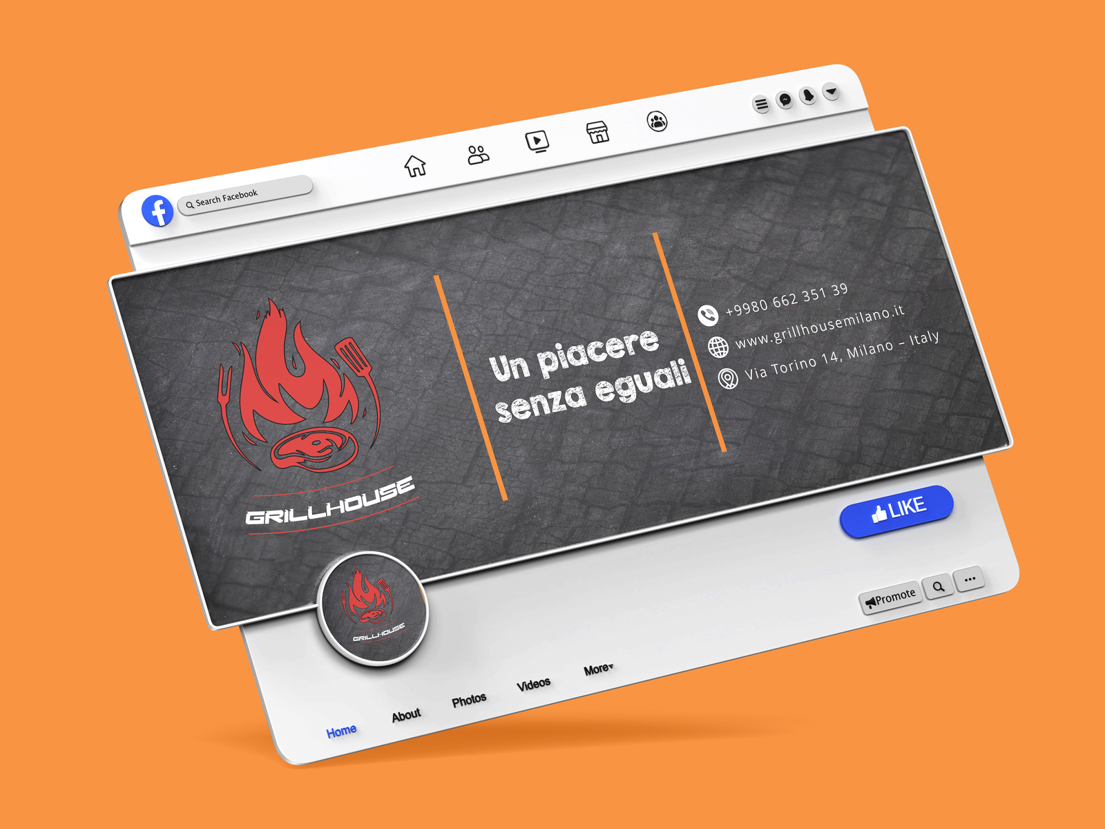 GRILL HOUSE — FACEBOOK COVER