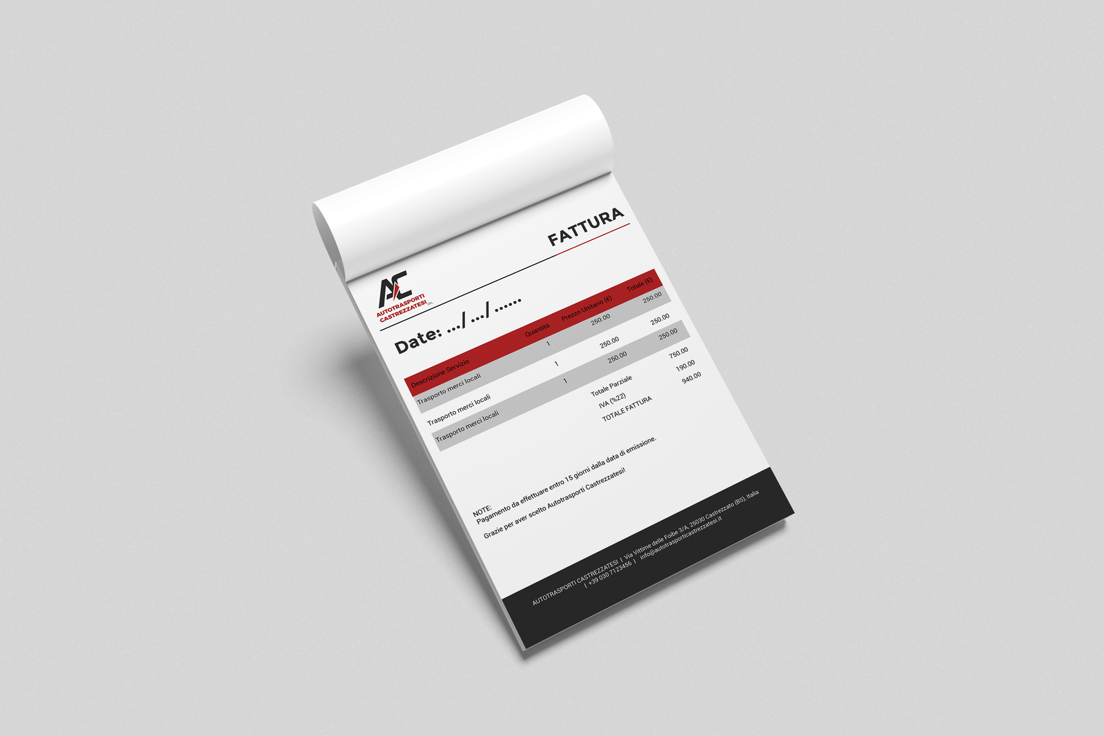 Autocamiones Continental S.L — invoice