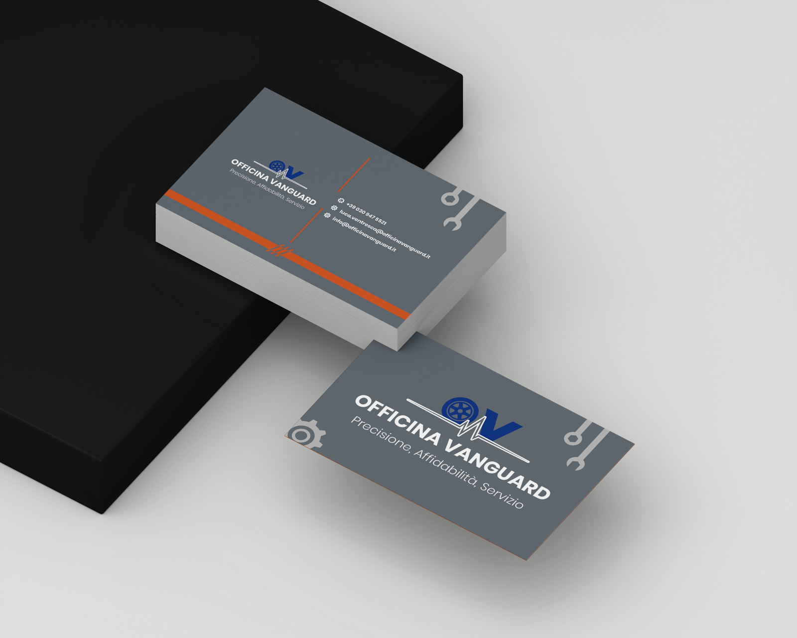 OFFICINA VANGUARD — mockup business card